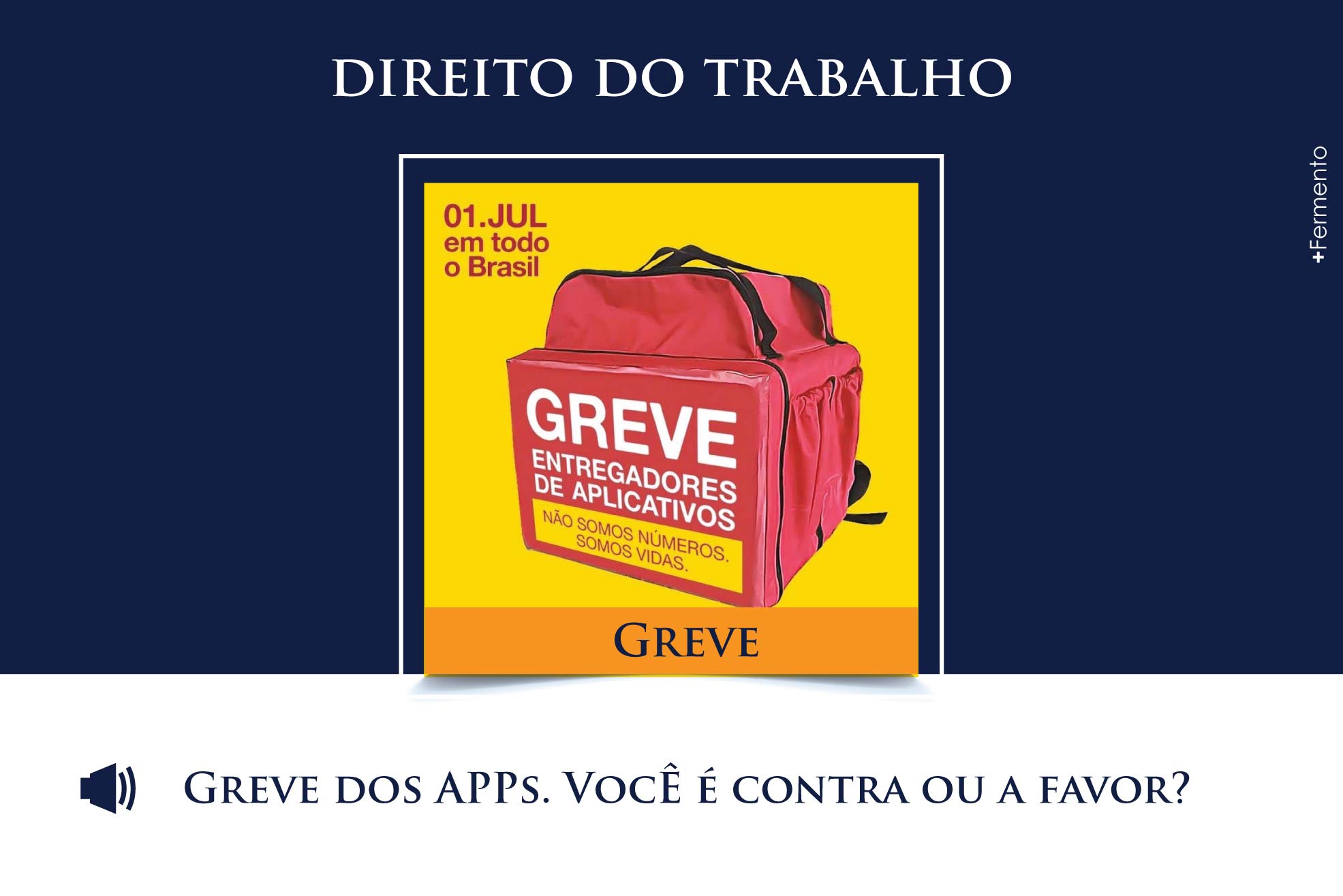 Você é contra ou a favor dos entregadores?